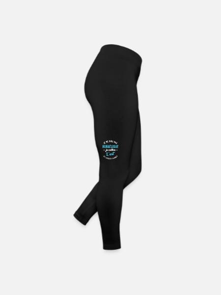 Pas Bordélique, je cultive l'art - Legging en jersey Femme - noir - Droite