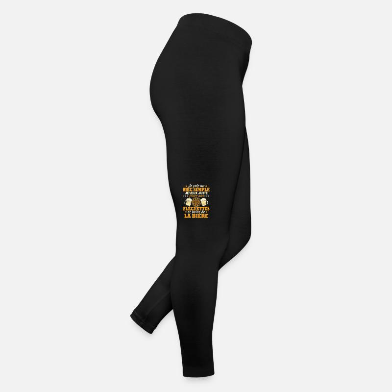 Je veux juste jouer aux fléchettes et bière Legging en jersey Femme