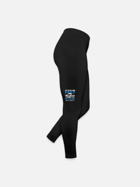 Un papy moustache comme un papy normal - Legging en jersey Femme - noir - Droite