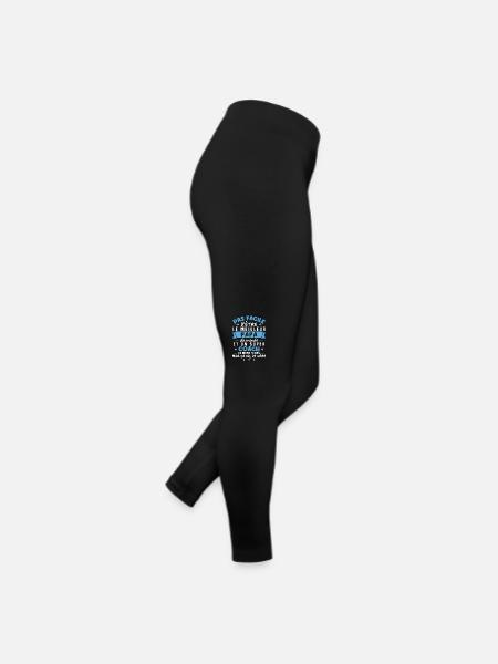 Papa et Coach - Legging en jersey Femme - noir - Droite