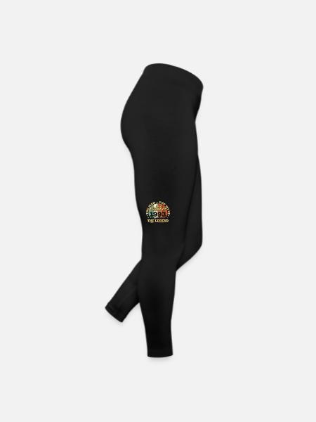 Vintage Octobre 1993 Cadeau Anniversaire 30 Ans - Legging en jersey Femme - noir - Droite
