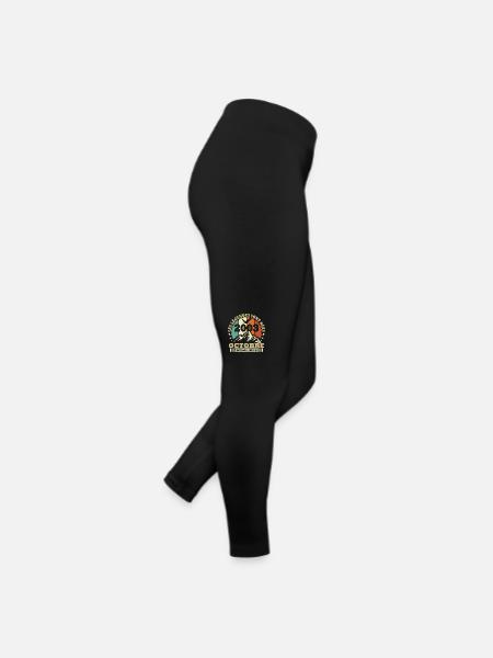 Vintage octobre 2003 vintage cadeau anniversaire - Legging en jersey Femme - noir - Droite