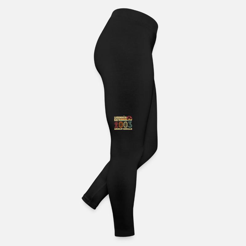 Legendär seit 2003, Geschenk 20. Geburtstag Frauen Jersey Leggings