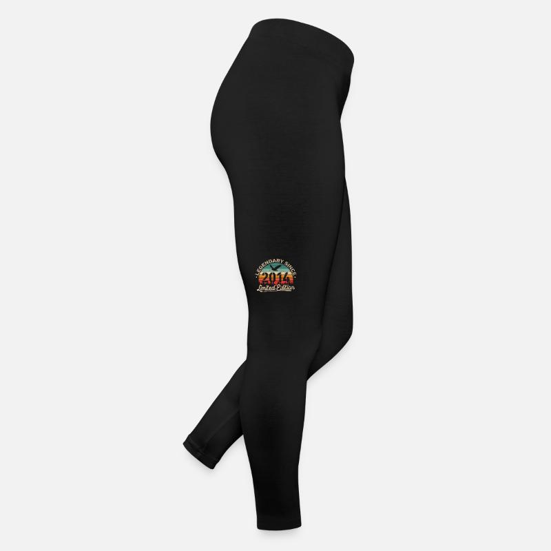 Legendär seit 2014 Vintage Jubiläumsgeschenk Frauen Jersey Leggings