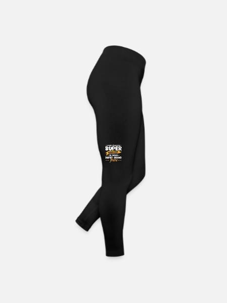 Je serai super grand frère Humour Cadeau - Legging en jersey Femme - noir - Droite