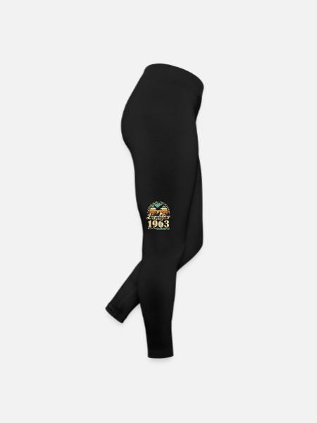 Légendaire depuis 1963 Cadeau d’anniversaire vintage - Legging en jersey Femme - noir - Droite