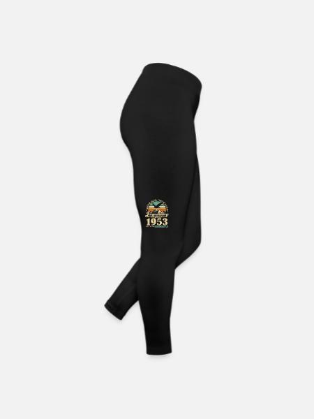Legendär seit 1953 Vintage Geburtstagsgeschenk - Frauen Jersey Leggings - Schwarz - Rechts