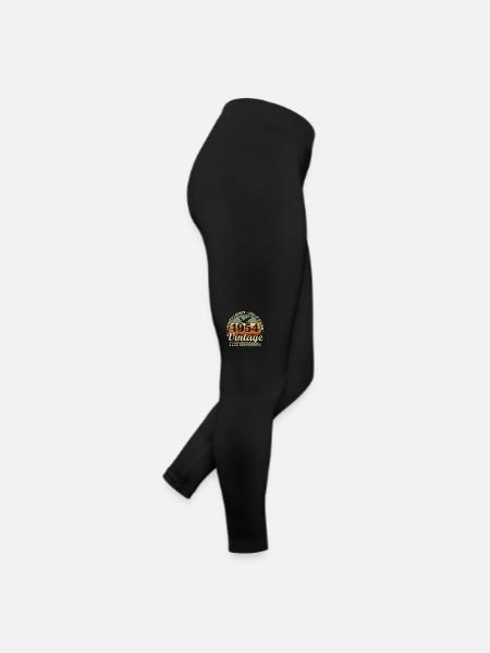 Né 1954 Vintage cadeau d’anniversaire - Legging en jersey Femme - noir - Droite