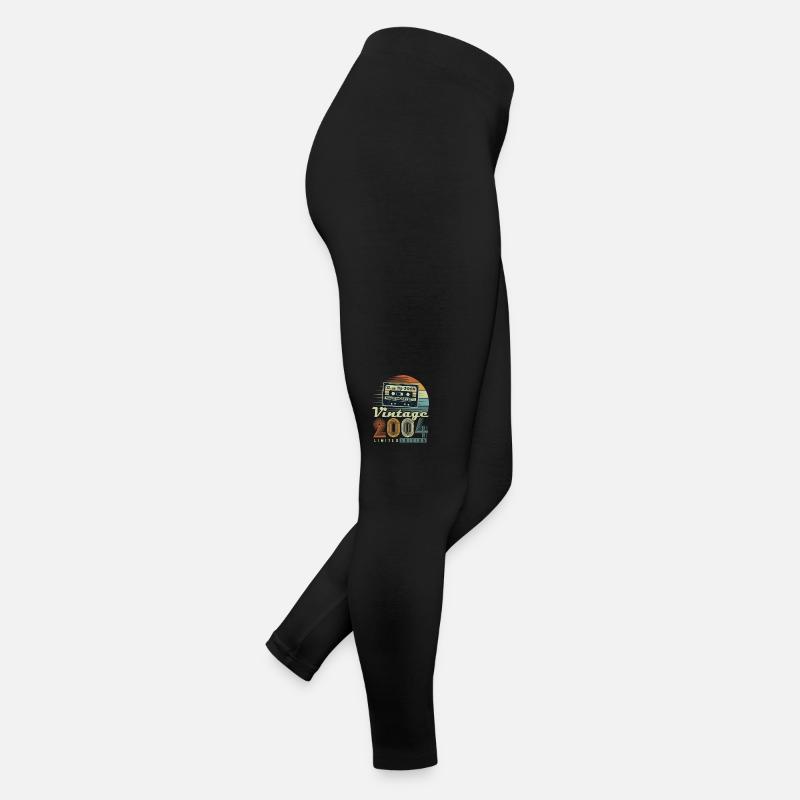 Vintage 2004 Rétro Anniversaire Cadeau Legging en jersey Femme