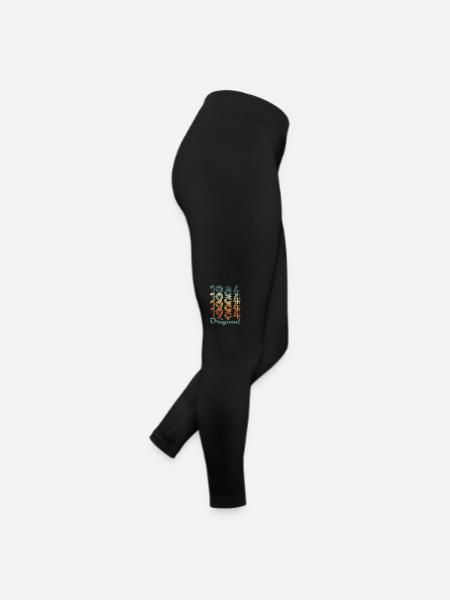 Original 1984 Vintage Cadeau Anniversaire - Legging en jersey Femme - noir - Droite