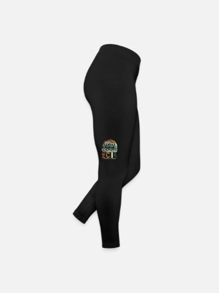 Original 2014 Jahrgang Retro Geburtstagsgeschenk - Frauen Jersey Leggings - Schwarz - Rechts