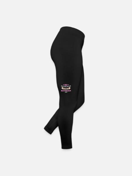 So sieht eine richtig coole Rentnerin aus - Frauen Jersey Leggings - Schwarz - Rechts