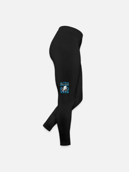 Un Retraité Sur Son Vélo Humour Retraite Cycliste - Legging en jersey Femme - noir - Droite