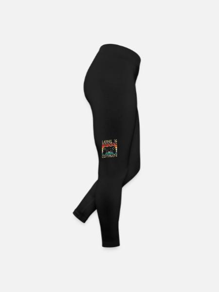 Level 16 Complete 16 Jahre Geburtstags Geschenk - Frauen Jersey Leggings - Schwarz - Rechts
