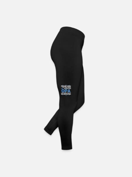 Ich habe einen verrückten Opa - Frauen Jersey Leggings - Schwarz - Rechts