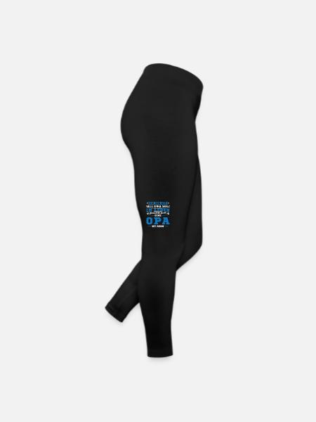 Nichts toppt es eine Opa zu sein - Frauen Jersey Leggings - Schwarz - Rechts
