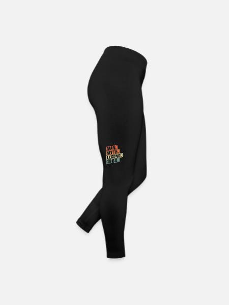 Vintage Born 1984 Man Myth Legend - Women’s Jersey Leggings - black - Right