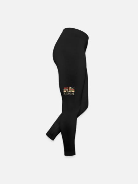 June 1954 Original 1954 Jubilee 1954 June 1954 - Women’s Jersey Leggings - black - Right