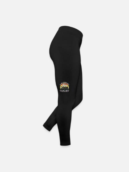 June 2006 Vintage 18 Year Anniversary Gift - Women’s Jersey Leggings - black - Right