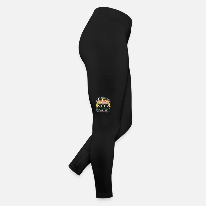 Juni 2006 Vintage Geschenk zum 18-jährigen Jubiläum Frauen Jersey Leggings