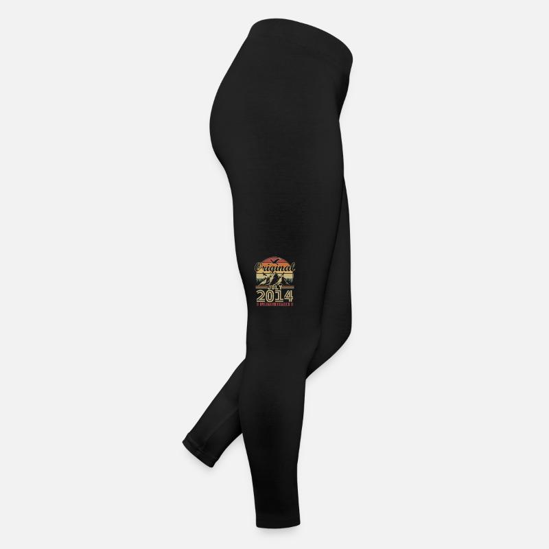Original Juli 2014 Vintage Geburtstagsgeschenk Frauen Jersey Leggings
