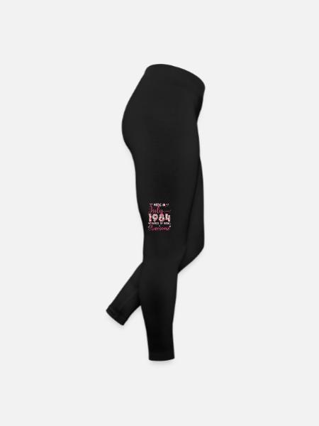 Juillet 1984 Cadeau Anniversaire 40 Ans Pour Femme - Legging en jersey Femme - noir - Droite