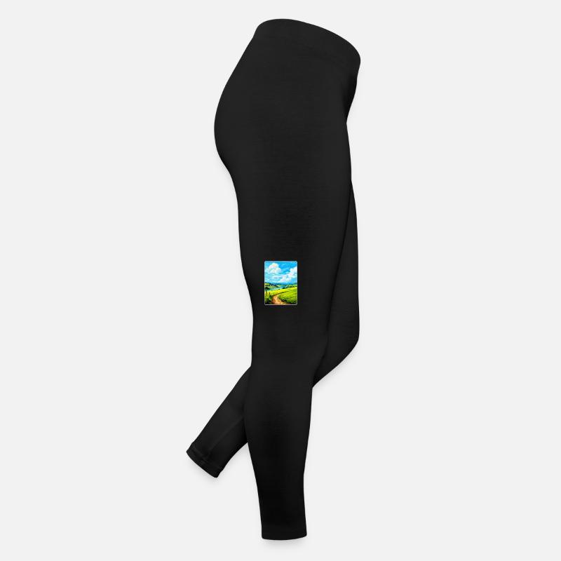 Lerryn Cornouailles Angleterre Royaume-Uni Affiche de voyage souvenir Legging en jersey Femme