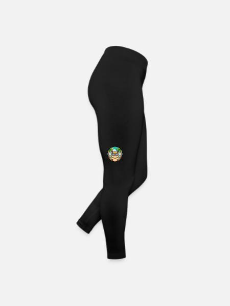 Tonkinois Race Chat Dessin Animé Lunettes De Soleil Plage - Legging en jersey Femme - noir - Droite