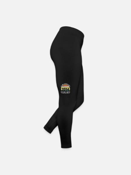 Septembre 2014 Vintage Cadeau Anniversaire 10 Ans - Legging en jersey Femme - noir - Droite