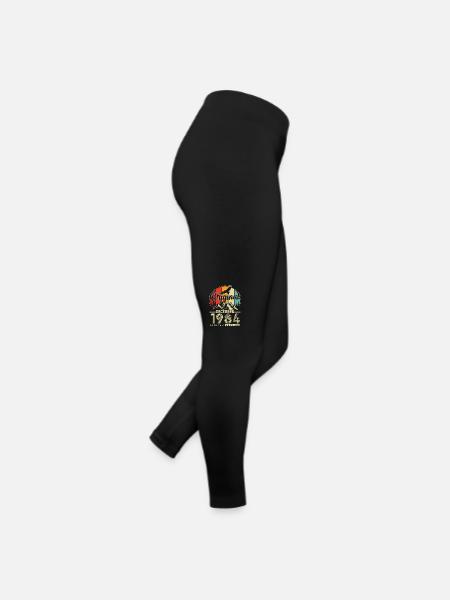 Original Décembre 1984 Vintage Anniversaire - Legging en jersey Femme - noir - Droite