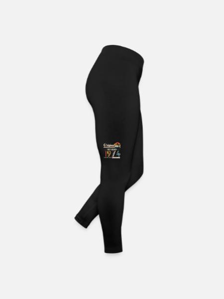 Original Dezember 1974 Jahrgang Retro Geburtstag - Legging en jersey Femme - noir - Droite