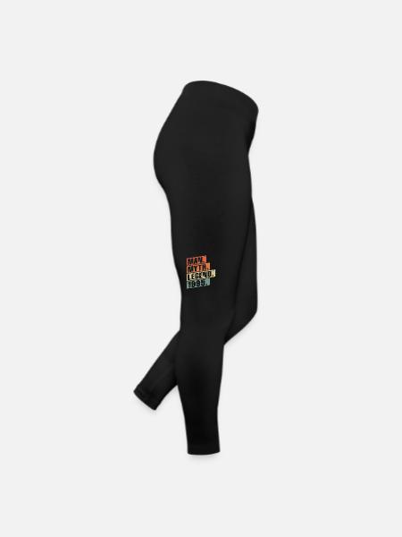 Vintage Born 1995 Man Myth Legend - Women’s Jersey Leggings - black - Right