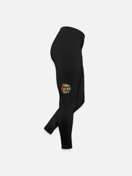 Vintage 1965 Original, Geburtstagsgeschenk - Frauen Jersey Leggings - Schwarz - Rechts
