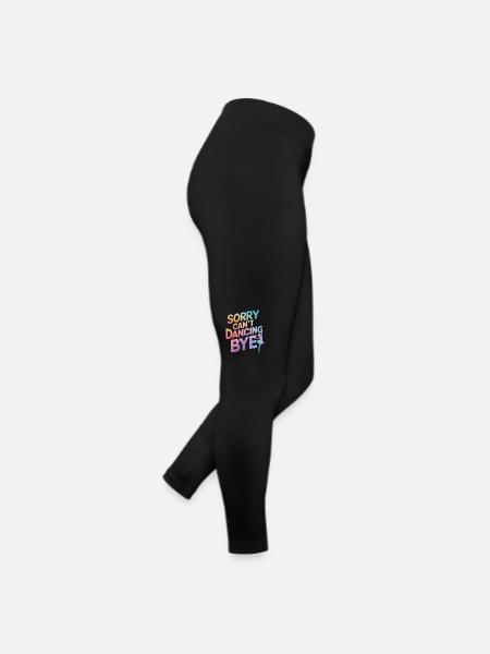 Tanzen Tänzer Tanzen - Frauen Jersey Leggings - Schwarz - Rechts