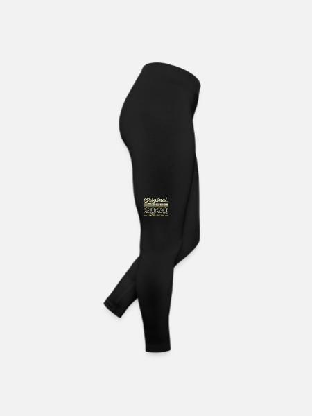 Dezember 2020 Geburtstag Dezember 2020 Dezember - Frauen Jersey Leggings - Schwarz - Rechts