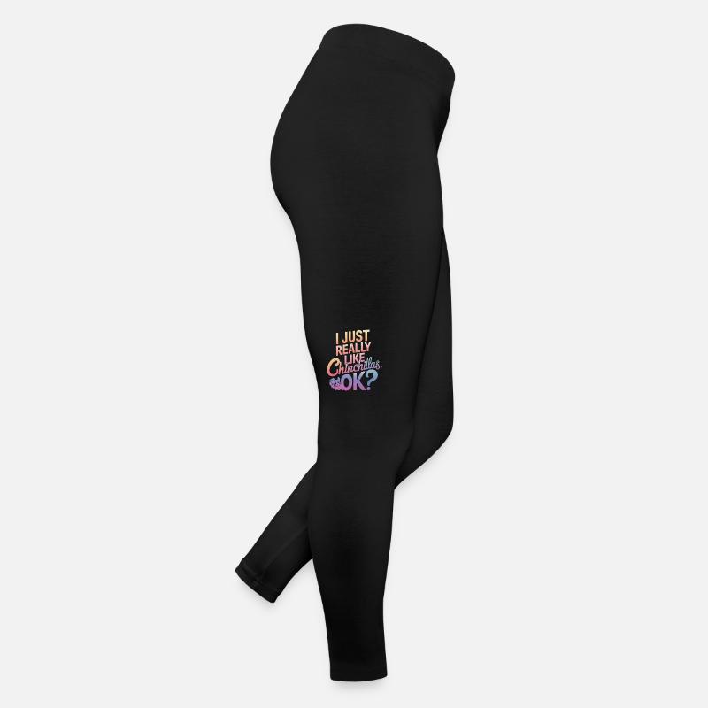 Chinchilla Chinchillas Mouse Women’s Jersey Leggings