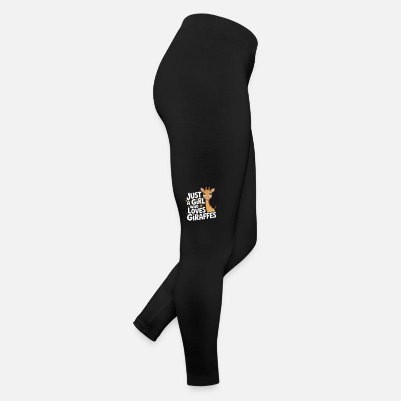 Giraffe Tier Afrika Giraffen Frauen Jersey Leggings