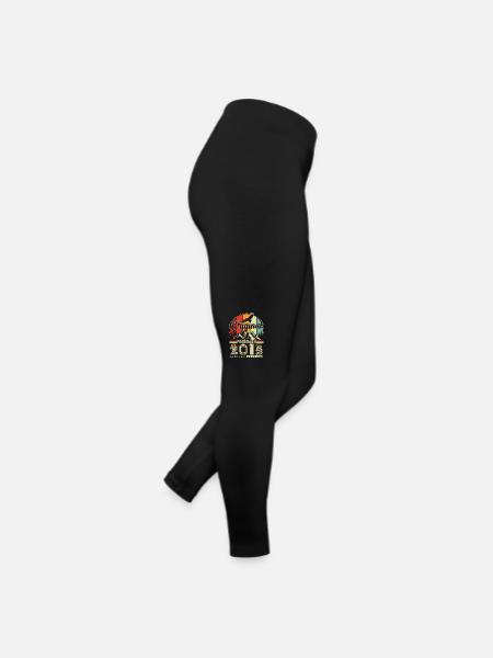 Original Février 2015 Vintage Anniversaire - Legging en jersey Femme - noir - Droite