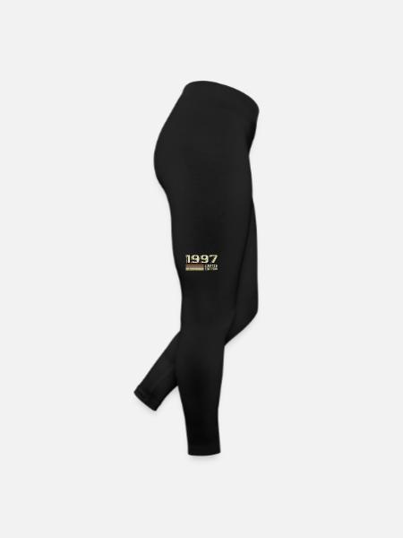 Born in 1997 Birthday 1997 Vintage 1997 - Women’s Jersey Leggings - black - Right
