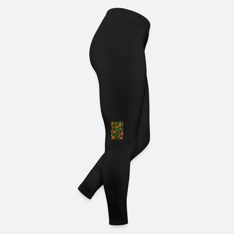 Erdbeerliebe Sommer Frauen Jersey Leggings