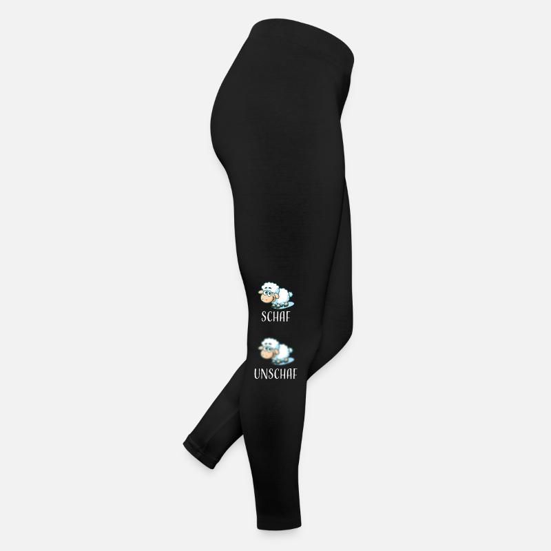 Schaf Unschaf lustiges cooles Geschenk Frauen Jersey Leggings