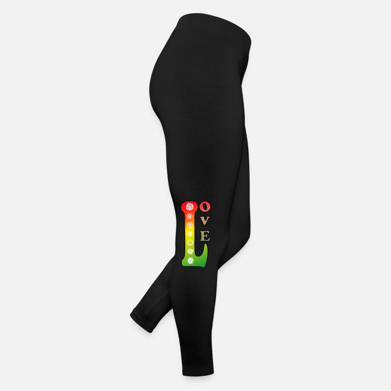 Love Flower Power 70th Retro Women’s Jersey Leggings