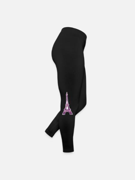 Eiffel tower #8 - Women’s Jersey Leggings - black - Right