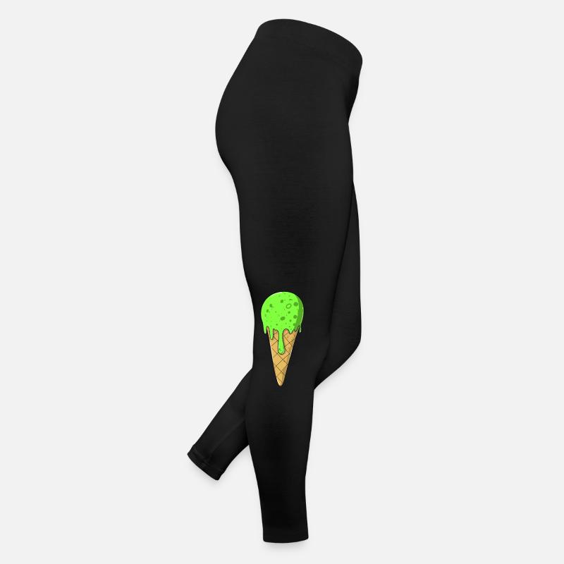Eis | Grünes Eis Eiscreme | IceCream Frauen Jersey Leggings