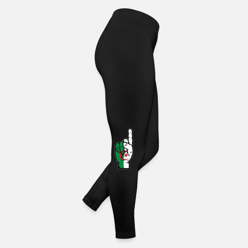Drapeau de l’Algérie numéro 1 utilisé Legging en jersey Femme