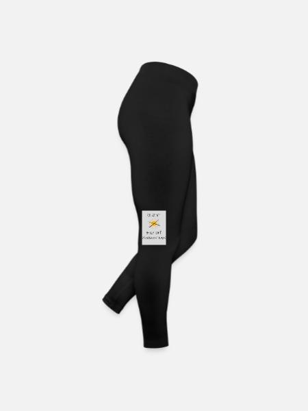 Holy Shit - Frauen Jersey Leggings - Schwarz - Rechts