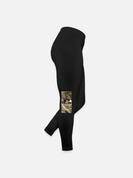 Dänemark - Frauen Jersey Leggings - Schwarz - Rechts