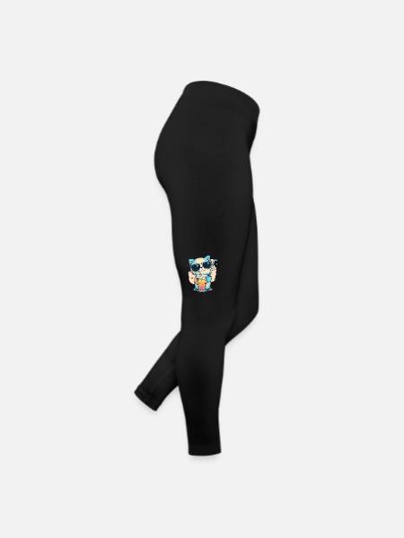 A cat lover's dream - Women’s Jersey Leggings - black - Right