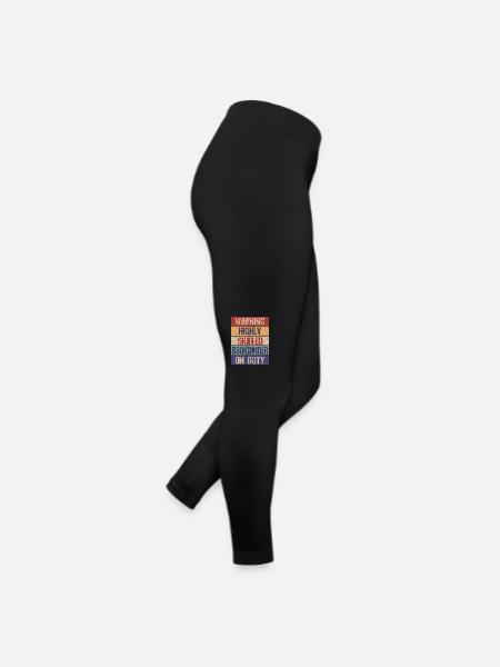 Funny Bookbinder Highly Skilled - Women’s Jersey Leggings - black - Right