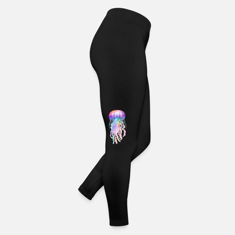 Méduse bleue Legging en jersey Femme